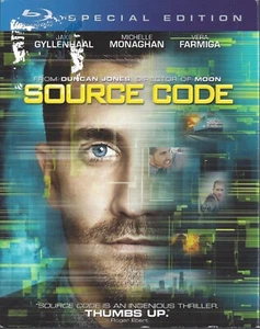 SOURCE CODE – SUSPENSEFUL FUTURISTIC TIME TRAVEL MOVIE BLU-RAY - Picture 1 of 5
