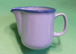 RARE creamer by PT Tulowice Pottery Blue Gray 1945-56 Occupied Poland Post WWII - Picture 1 of 7