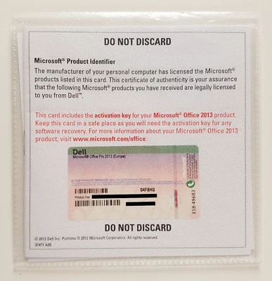 Office 2013 Professional Pro Vollversion MUI Medialess PKC NEU Multilingual - Bild 1 von 2