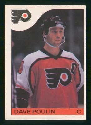 DAVE POULIN 1985-86 O-PEE-CHEE 85-86 NO 128 NRMINT+             7484 - Image 1 of 2