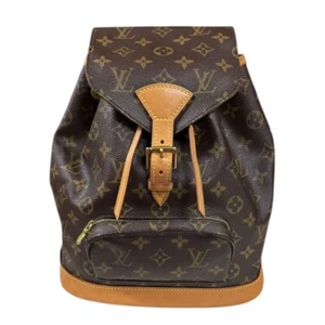 LOUIS VUITTON Backpack M51136 Monogram canvas Monogram MontsourisMM used - Picture 1 of 12