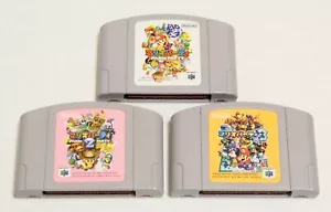 LOTTO GIOCO N64 3 Mario Party 1 2 3 Nintendo 64 - Usato - Versione Giappone - Foto 1 di 11