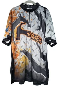 EFX Hammer Bowling EBI 2XL Jersey Shirt Short Sleeve Power House Robby's Silver - Picture 1 of 7