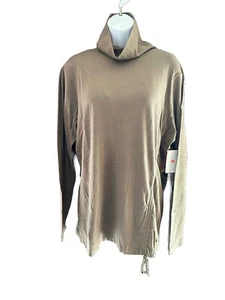 Nike Womens ACG Turtle Neck Long sleeved Top - Brown - Size XXL - Picture 1 of 3