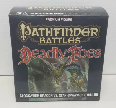 Dragão Mecânico e Estrela Spawn of Cthulhu Pathfinder D&D Miniaturas Inimigos Mortais - Imagem 1 de 4