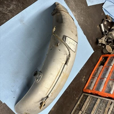 Yamaha Enduro 125/75 DT125A/B/76 DT125C 1974 guardabarros trasero y guardabarros bueno Foto 1 de 4