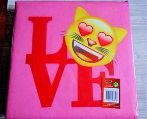 Emoji-Hocker m.Stauraum-Kinder Sitzhocker-Aufbewahrung-Box-30x30x30cm- 50 kg (3) - Bild 1 von 4