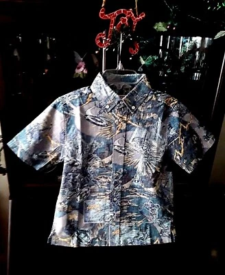 Camisas Reyn Spooner Marvel Avengers Color-Pizarra Botón Completo Tallas Foto 1 de 4