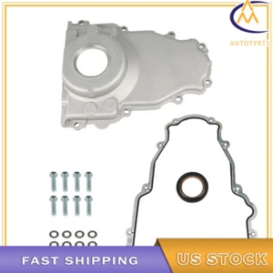 For GM Gen III LS1 LS6 5.7L 6.0L Timing Cover +Crank Seal &Bolts Front 12561243 - Imagen 1 de 10