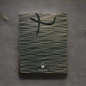 ROLEX PAPER SHOPPING GIFT BAG GREEN - Picture 1 of 3