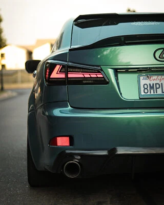LED Tail Lights For Lexus IS250 IS350 ISF 2006-2013 Smoked Start UP Animation - Image 1 of 4