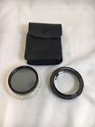 Olympus Om Macro Reversing Ring And B And H Polarising Filter With Pouch Exc Cond
