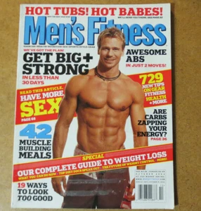 MEN'S FITNESS MAGAZINE Rusty Joiner Cover Male Model Golfer Cristie Kerr -  USED - Picture 1 of 6