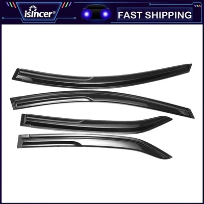 Para Toyota Corolla JDM Mugen 2014-2019 Viseras de ventana Ventilación Protectores de lluvia 3D  Foto 1 de 4