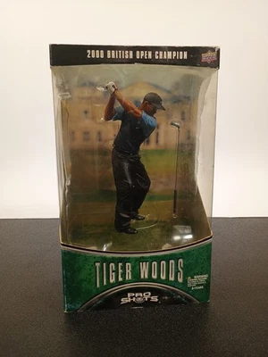 "Figura de golf Upper Deck Pro Shots Tiger Woods 2000 British Open Champion 7""" Foto 1 de 4