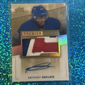 2014-15 UD Premier ANTHONY DUCLAIR Gold Rookie Patch Auto (RPA) #d  06/10 - Picture 1 of 6