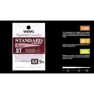 Varivas Fly Tapered Leader Fluorocarbon Standard - Picture 1 of 5
