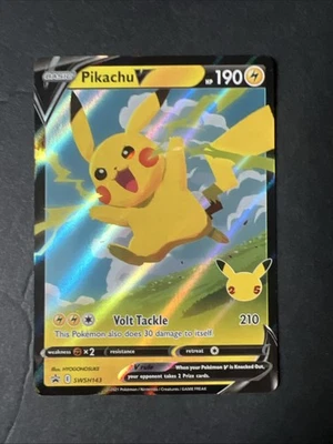 Pikachu V SWSH143 SWSH: Sword & Shield Promo Cards Holo - Image 1 of 4