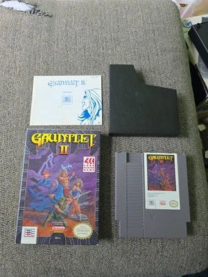 Gauntlet II 2 NES (Nintendo, 1990) CIB Label Minty & Box Is In Great Condition! - Image 1 of 4