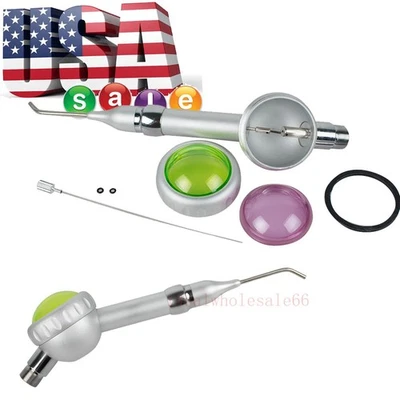 Polidor dental rápido fácil 2 furos ar peça de mão sistema dental portátil envio EUA - Imagem 1 de 4