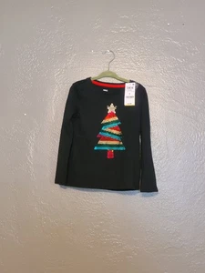 Epic Threads nero manica lunga con paillettes disegno albero nuovo con etichetta taglia 5 RV $20 - Foto 1 di 10