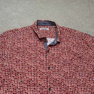 Tommy Bahama Seidenhemd mit Knopfleiste Herren 2XL XXL rot - Bild 1 von 8