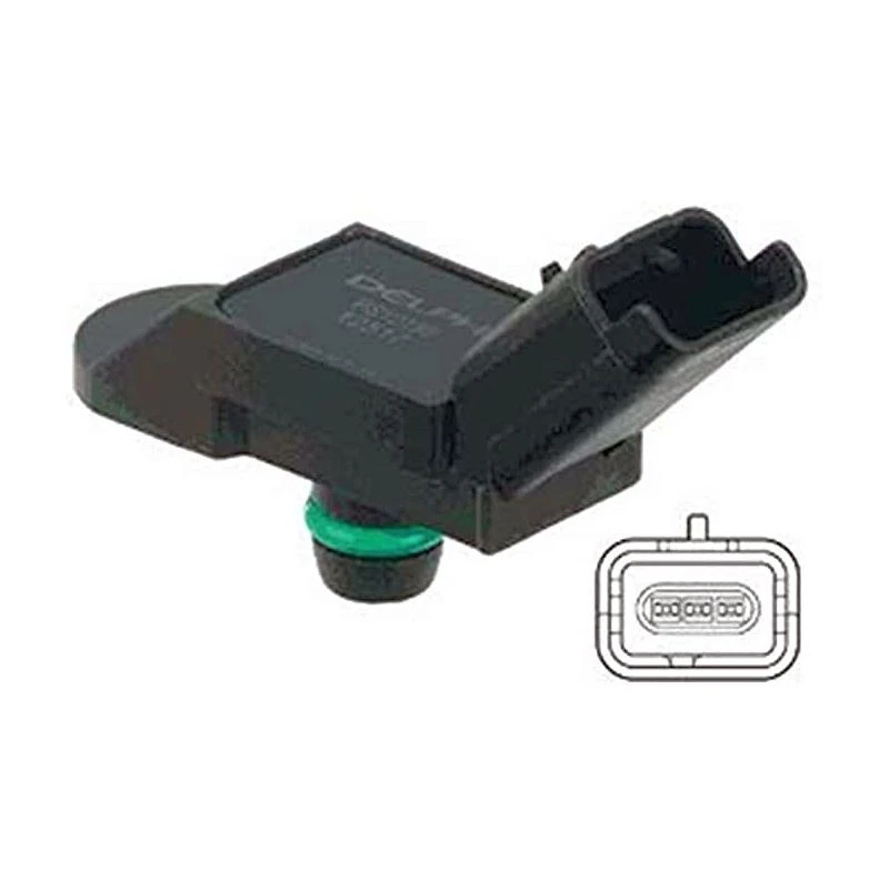 MAP SENSOR DRUCKSENSOR SAUGROHRDRUCK INTAKE MANIFOLD DELPHI PS10192 A NEU