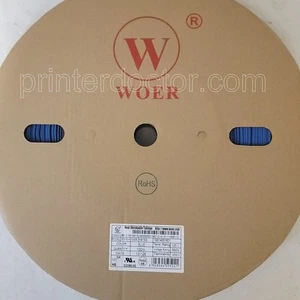 Selbstklebender Schrumpfschlauch blau Rolle 3 m x 18 mm 10 Fuß x 0,71 Zoll 11/16 Zoll Großpackung - Bild 1 von 3