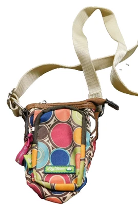 Lily Bloom Mini Crossbody Cell Phone Camera Purse Bag Pouch Polka Dot ADORABLE! - Image 1 of 3