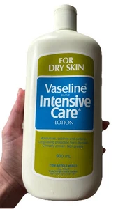 VTG 80s/90s Vaseline Intensive Care Lotion Relieves Over-Dry Skin 30oz Prop NOS - Picture 1 of 3