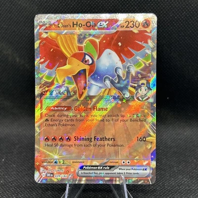 Tarjeta Pokémon Ethan's Ho-Oh ex 039/182 SV10: Destined Rivals casi nueva juego de cartas coleccionables Foto 1 de 2