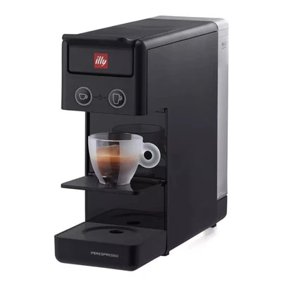 Illy Y3.3 Iperespresso Macchina per Caffè con Capsule Nera OMAGGIO 14 CAPSULE - Imagen 1 de 3