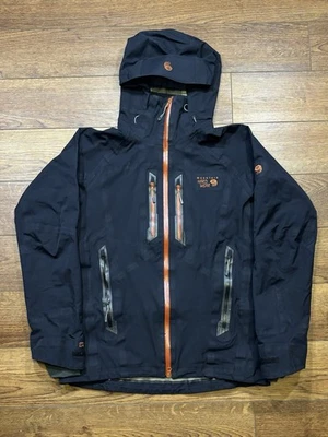 Chaqueta de esquí Mountain Hardwear Snowtastic Dry Q Elite Recco negra y naranja talla M Foto 1 de 4