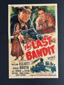 The Last Bandit Original One Sheet Movie Poster 27" x 41" (1949) - Picture 1 of 3