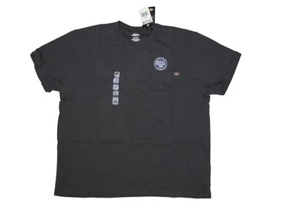 Camisa Dickies Para Hombres 2XL Carbón Peso Pesado Bolsillo Camiseta Ropa de Trabajo 100% Algodón Foto 1 de 4
