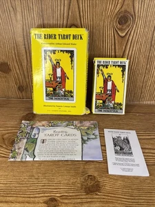 2005 Rider Tarot Deck Pamela Colman Smith With Booklet & Spread Sheet - Picture 1 of 7