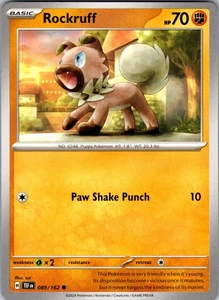 Rockruff 089/162 Common Regular SV05: Temporal Forces NM - Picture 1 of 2