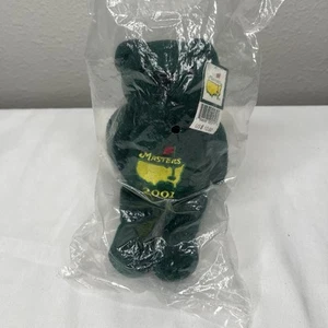 Vintage 2001 Green Masters Augusta Georgia Plush Bear collectible, golf, New. - Picture 1 of 10
