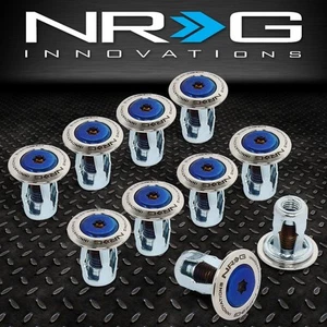 NRG INNOVATIONS 20MM FENDER WASHER DRESS UP KIT 10 PIEZAS W / TORX KEY FW-200ST - Imagen 1 de 6