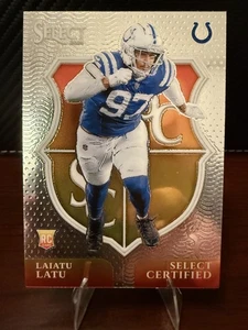 Laiatu Latu Select Certified Rookie Insert-2024 Panini Select Indy Colts (RC) - Picture 1 of 2