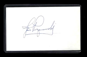 STAN PERZANOWSKI White Sox, Twins, Rangers Baseball FIRMATO/AUTO 3x5 scheda indice - Foto 1 di 1