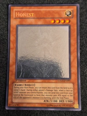 Honest LODT-EN001 Ghost Rare 1st Edition English Moderately Played Yu-Gi-Oh! - Image 1 of 2