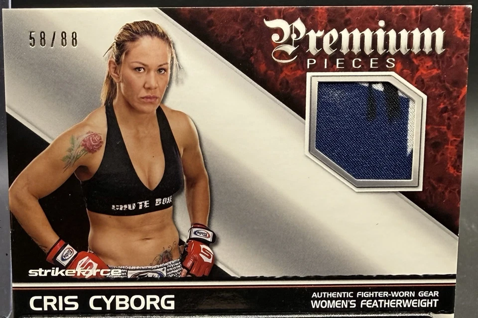 2012 Topps UFC Knockout - Premium Pieces Relics Cris Cyborg #PP-CC /88 (MEM) - Image 1 of 1