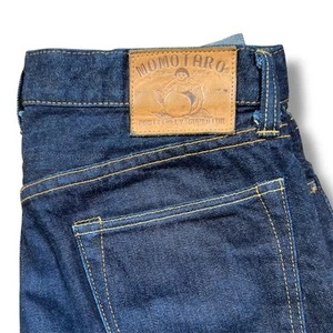 Momotaro Japanese Selvedge Raw Denim Jeans Men’s 31x34 Slim Taper 0405-12 - Picture 1 of 11