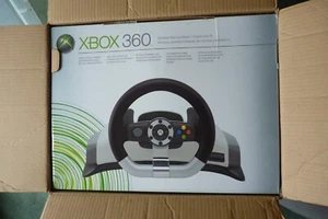 Rueda de carreras inalámbrica Microsoft XBOX 360 - en caja y en excelente estado Estado. - Imagen 1 de 9