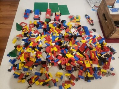 Lot of Vintage LEGO Parts & Pieces Wheels Approximately 5 LBS Non Standard Legos - Image 1 of 4