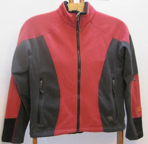 MOUNTAIN HARDWEAR Womens Polartec RED/BLACK Full Zip Fleece Jacket Sz Small  (6) - Picture 1 of 7
