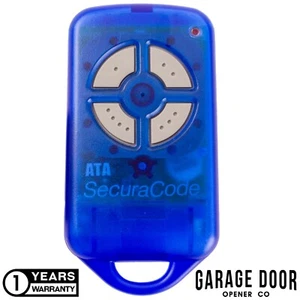 New ATA PTX4 SecuraCode Garage Door Remote Control Automatic Technology Blue x1 - Picture 1 of 14