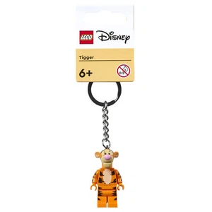 LEGO TIGGER KEYRING 854193 DISNEY MINIFIGURE KEYCHAIN KEY CHAIN RING - Picture 1 of 3