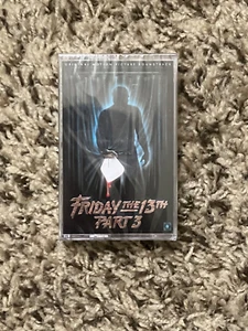 NEW Friday The 13th Part 3 soundtrack RED WHITE Cassette Terror Vision #/200 LTD - Picture 1 of 2